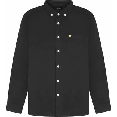 Lyle & Scott Oxford shirt - jet black