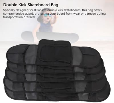 Dailygoods- Skateboard Rugzak - Polyester - 80x20 cm - Ademend - Schoudertas - Professionele Opslag - Meerdere Draagmodi