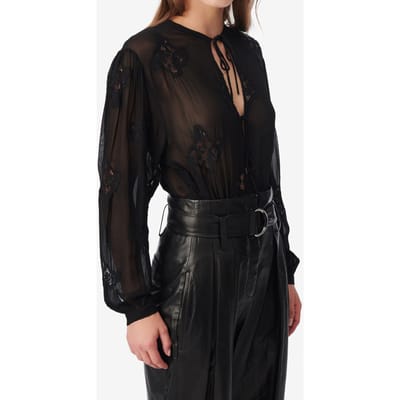 IRO Paris Lalia Top Black Size: 34 | Long-Sleeved Tops Outlet | Dames | Zwart