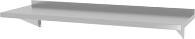HENDI Wandplank – Roestvast staal – 1000x300x250 mm – Inclusief bevestigingsbeugels – 25 kg draagkracht