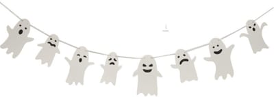 Blijderij - Halloween slinger - Slinger met 8 spookjes - Halloween versiering