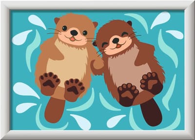 Ravensburger – CreArt: Otter Love – Schilderen op Nummer