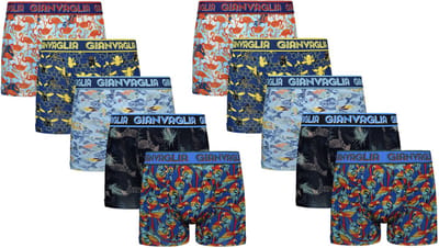 10 PACK Boxershort Heren | Katoen | Maat M | Print | Dieren | Animals | Ondergoed Heren | Onderbroeken Heren |