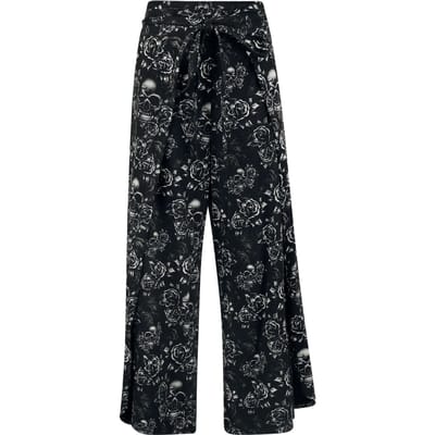 Black Premium by EMP Stoffen broek - Wikkelbroek - S-M - voor Vrouwen - zwart