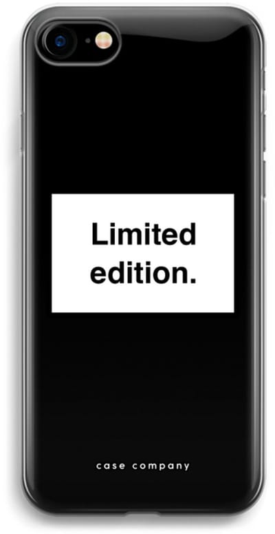 Case Company® - Hoesje geschikt voor iPhone SE 2020 hoesje - Limited edition - Soft Cover Telefoonhoesje - Bescherming aan alle Kanten en Schermrand
