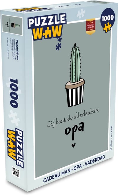 Puzzel Spreuken - Opa - Jij bent de allerleukste opa - Quotes - Legpuzzel - Puzzel 1000 stukjes volwassenen