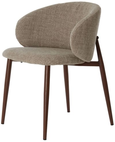 Light & Living - Aluko eetkamerstoel - licht bruin+bruin