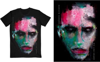 Marilyn Manson - We Are Chaos Cover Heren T-shirt - S - Zwart