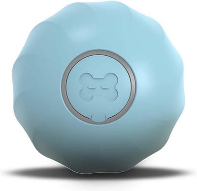 Cheerble | Mini Bal 3.0 | Blauw | Zelf Rollende Bal voor Katten | 3 Automatische Speelmodi | Interactief en Intelligentie Kattenspeelgoed | Kattenspeeltje