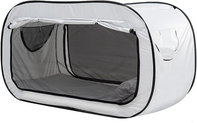 Opvouwbare Bedtent - Privacy Slaaptent - Buiten Ontspannen - Volledig Gesloten Ontwerp - Draagbaar - Wit