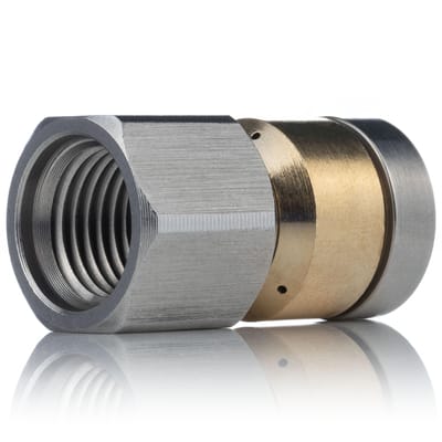 Rosfix Spuitmond Vervanging N11 - Roterende 3 Achterstralen - 1/4" Binnen Draad, 350 Bar - Geschikt voor Kärcher, Parkside