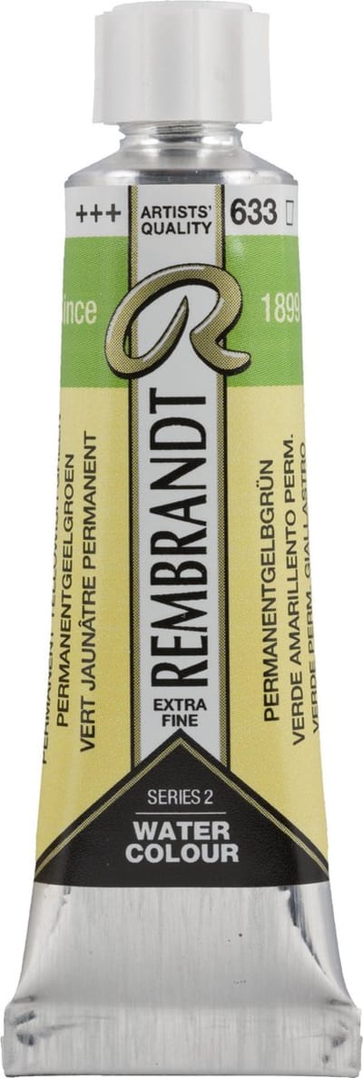 Rembrandt Aquarelverf Tube 10 ml Permanentgeelgroen 633