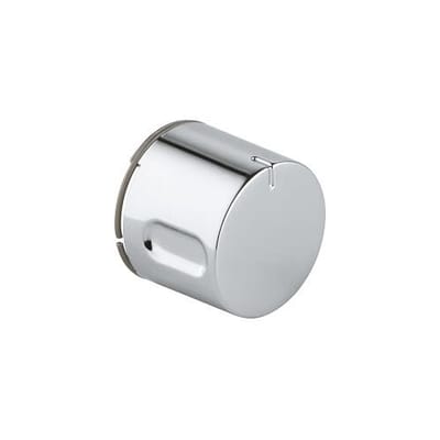 GROHE Omschakelknop 48447 rond voor EHM-FMS met 3-weg omschakeling chroom, 48447000