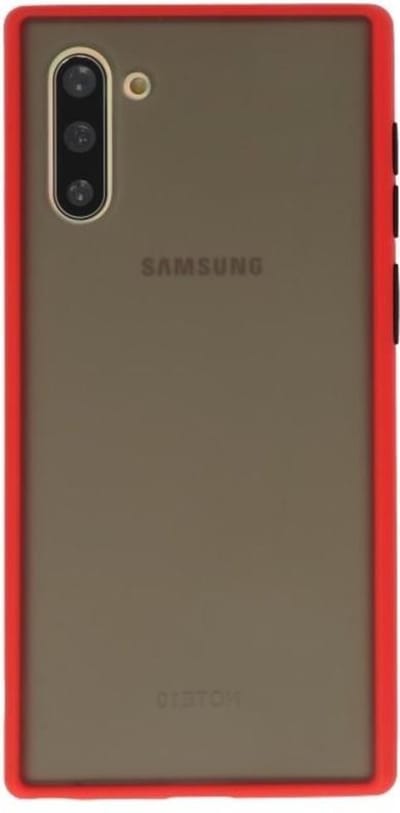 Hoesje Geschikt voor de Samsung Galaxy Note 10 - Hard Case Backcover Telefoonhoesje - Rood