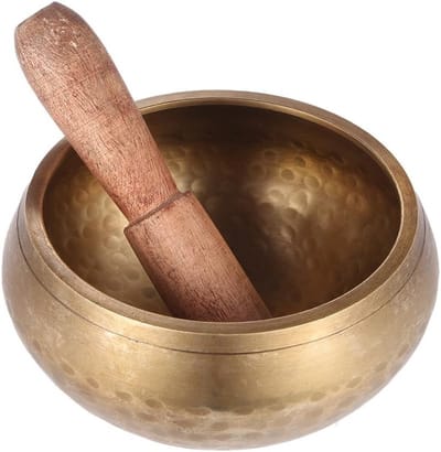 Handgemaakte Tibetaanse Klankkom van 8.9 cm voor Boeddhistische Meditatie, Healing en Yoga Ontspanning