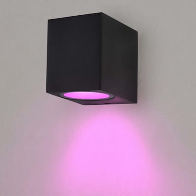 Ledvion - SMART LED Wandlamp San Diego - IP54 - Zwart