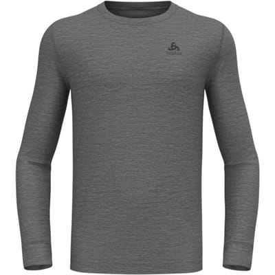 Odlo Natural Merino 200 Lange Mouwen Thermoshirt Mannen - Grijs - Maat S