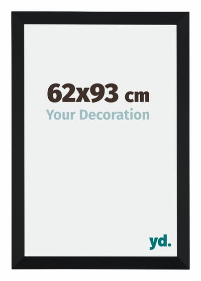 Your Decoration - Fotolijst 62x93 cm - MDF - Zwart Mat - Catania