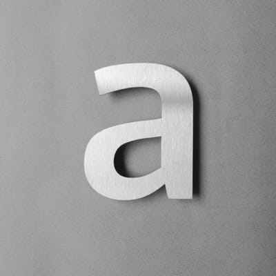 Letter a (klein) XXL RVS