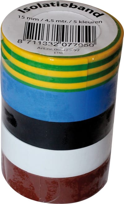 Universeel 1799000047 isolatieband 15mm 4,5m