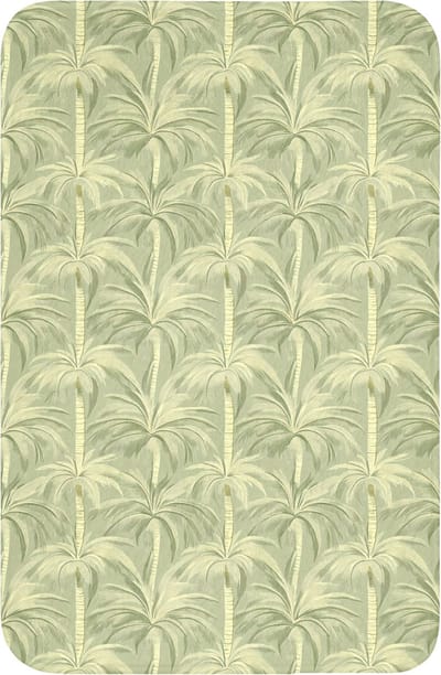 WC mat 40x60 cm - Antislip - Palmwoud - Tropisch - Groen - Toiletmat - Vloermat - Douchemat - Toilet tapijt - Toiletmatten