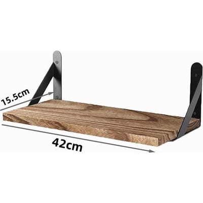 Houten Muurplanken Massief Hout Wandmontage Drijvende Opbergplank Badkameraccessoires Eenvoudig Ontwerp Planken Benodigdheden