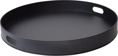 LOFT42 Tray Metalen Dienblad – Zwart – Ø40 cm