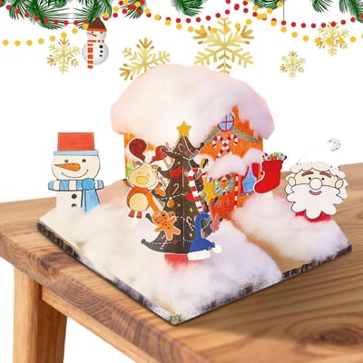 Kerst Knutselpakket - Kerstknutselen Volwassenen - Creatief Bezig Zijn - Interactieve Graffiti Stijl - 33 x 27 x 4 cm