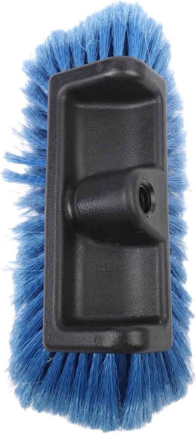 Autowasborstel - Wasborstel Voertuigen - Auto's Reinigen - Zachte Dubbele Borstelharen - 25.4 cm - Blauw