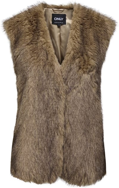ONLY - ONLDAWN LIFE FAUX FUR WAISTCOAT OTW - Meisjes - Gewatteerde jassen