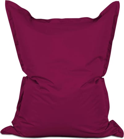 Lumaland - Grote luxe XXL zitzak - 380 liter vulling - 140 x 180 cm - geschikt voor Indoor & Outdoor - verkrijgbaar in verschillende kleuren - Wijnrood