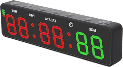 Interval Timer voor Training met Grote LED Display, Stopwatch en Sterke Magneten voor Fitness, Crossfit en HIIT Workouts