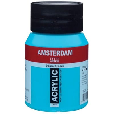 Amsterdam Standard Series Acrylverf Pot 500 ml Turkooisblauw 522
