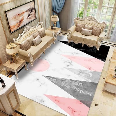 Eenvoudige Multi-Type Slaapkamer Keuken Vloermat Aangepast Geometrisch Tapijt Tapis Salon Kleden Balkon Badmatten Kleden Voor Slaapkamer 80x120cm gray