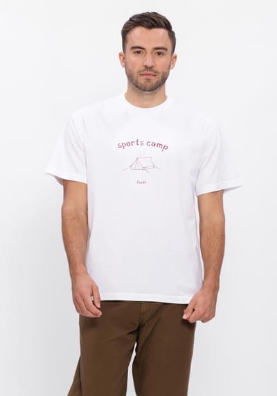Forét Sports T-shirt Polo's & T-shirts Heren - Wit - Maat M