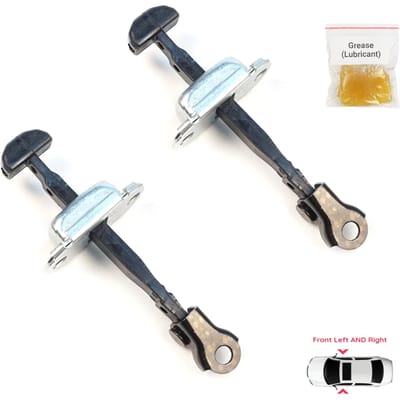 EDP1675-1 2 Pièces Charnière de Porte Avant Butée de Frein Limiteur de Vérification Assemblage Sangle pour Mitsubishi L200 Triton MK4 KA KB 2004-2018 Pajero Sport MK2 KH KG 5702A080