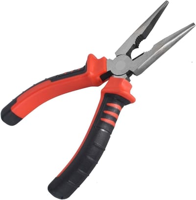 Professionele lange neus tang van 160 mm met antislip en roestbescherming voor juwelen maken, multifunctioneel en ergonomisch ontwerp