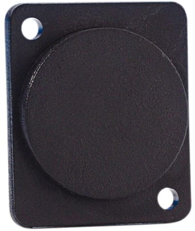 Adam Hall 7839 Leermodul - XLR-Stanzung universeel, Kunststof, zwart - Rack accessoire
