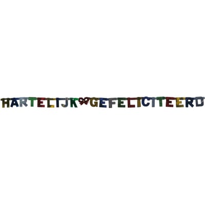 Folat - Letterslinger Hartelijk Gefeliciteerd