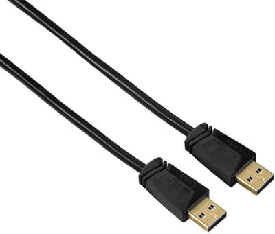 Hama 00125217 USB-kabel USB 2.0 1,8 m USB A Zwart