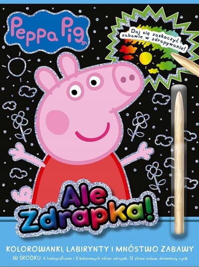 Derform - Stickerboek - Peppa Pig - 12 Pagina's - Inclusief Rysik