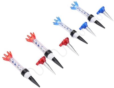 Herbruikbare Golf Magnet T-sets – Set van 4 Kunststof Golftees in Blauw en Rood voor Training