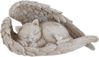 Herinneringsdecoratie voor Huisdieren - Katten Grafsteen van Hars voor Tuin, Balkon en Patio als Troostgeschenk
