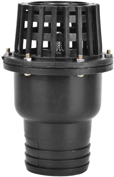 Allecto - Waterpomp Voetklep - Terugslagklep - Pvc - 3 inch