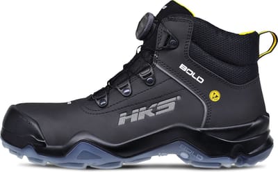 HKS Drive 1 VTP Boa S3 werkschoenen - veiligheidsschoenen - safety shoes - hoog - heren - composiet - zonder veters - antislip - ESD - lichtgewicht - Vegan - maat 40