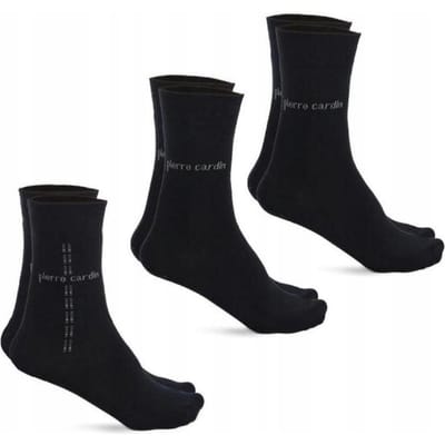 Chaussettes Homme Bleu Marine Pierre Cardin Lot de 3 39-42 black