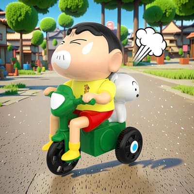 Horloge Shin-Chan Clockwork Modèle Boîte Aveugle Mobile Créatif Rampant Jouet de Haute Qualité Périphérique d'Animation Collection Table Tide Jouet Gif