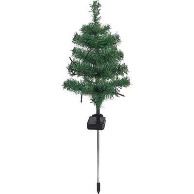 Kerstboomverlichting op zonne-energie Kerst Sfeerlichten LED Kleurrijke Lichten voor Tuin Erf 1 PCS gray