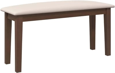Zitbank Massief Hout - Bankje Bank - Extra Zitplaats - Stevig Rubberhout - 90 cm - Bruin