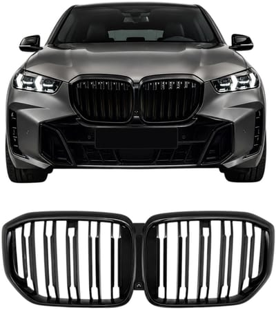 Grill Nieren Hoogglans Zwart – Geschikt voor BMW X5 G05 LCI vanaf 2023
